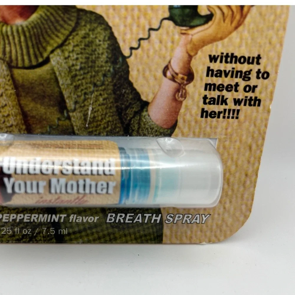 Blue Q Understand Your Mother Instantly Peppermint Breath Spray New In Package